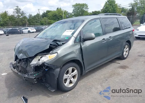 2013 Toyota Sienna Le V6 8 Passenger from USA, damaged, VIN 5TDKK3DC2DS345834